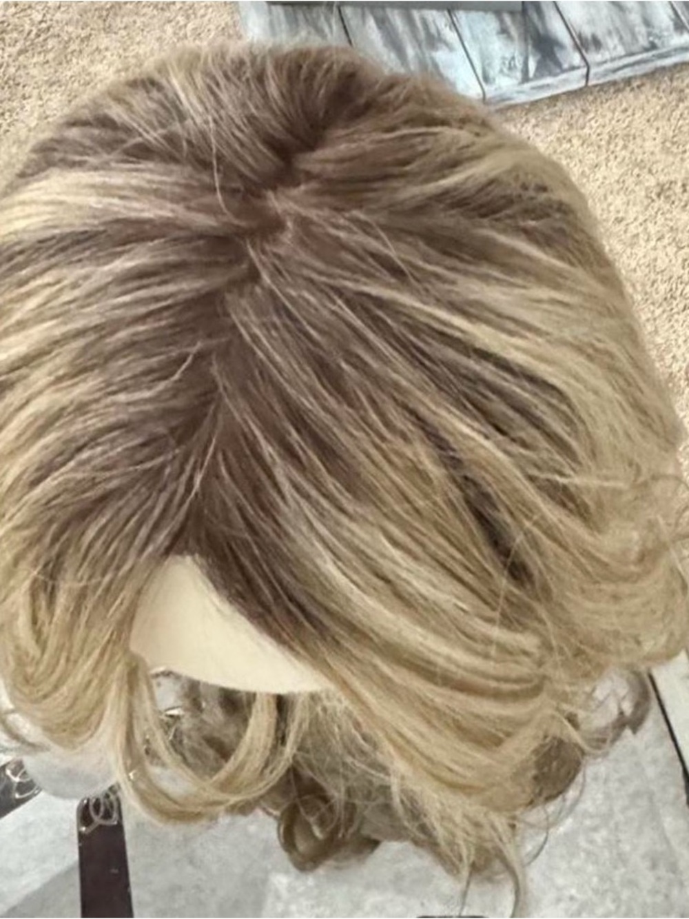 Like New Raquel Welch Style by Society Wig - color is Biscuit - Picture 4 of 8